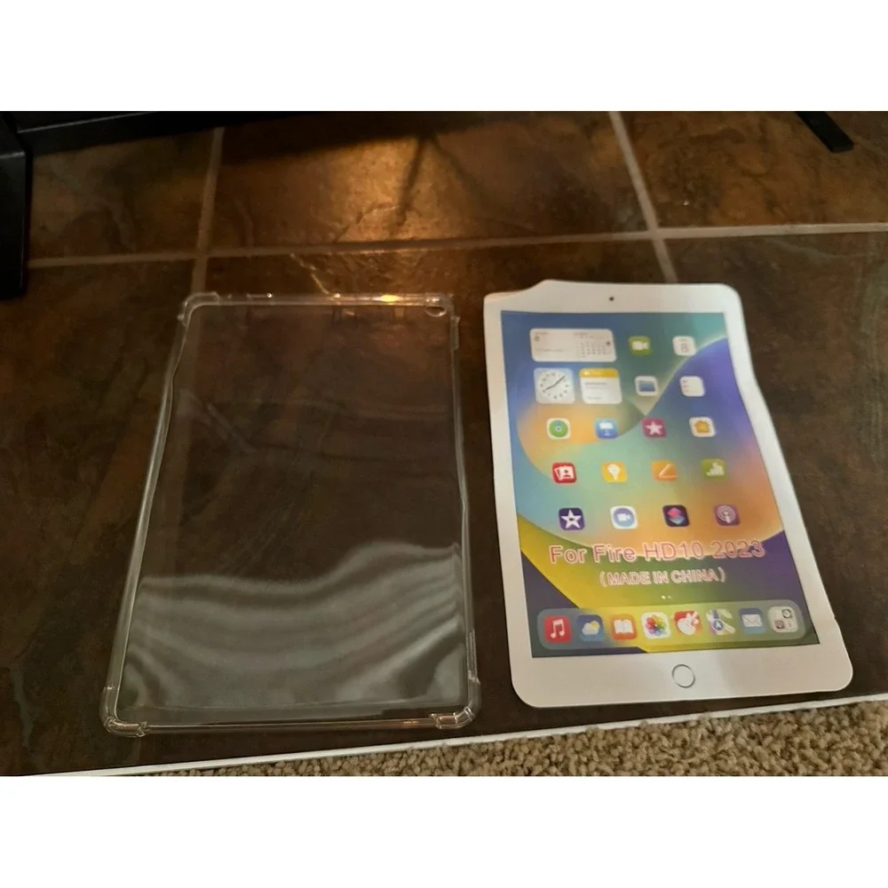 NWOT Fire HD10 2023 Tablet Case, Scratch-Resistant‎ Back, Non-Yellowing, Crystal